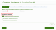 Das Register "Information"
