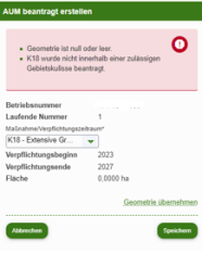 AUM Antragsstellung Kulisse