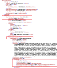 Abfrageergebnis XML