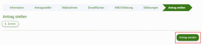 AUKM Antragsstellung Antrag senden